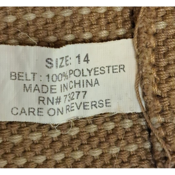 Canvas Belts Lot Of 3 Mens Belt Casual Retro Outdoors Preppy Classic Striped - Picture 8 of 8